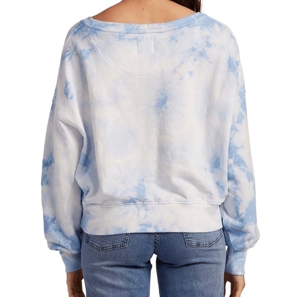 new Billabong Blue Tie Dye Lazy Way Sweatshirt US L - Picture 2 of 9